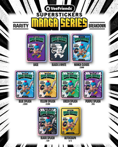 VeeFriends Superstickers Manga Series Box