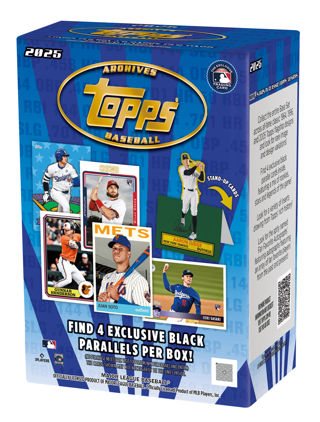 Topps 2025 Archives Baseball Value Box