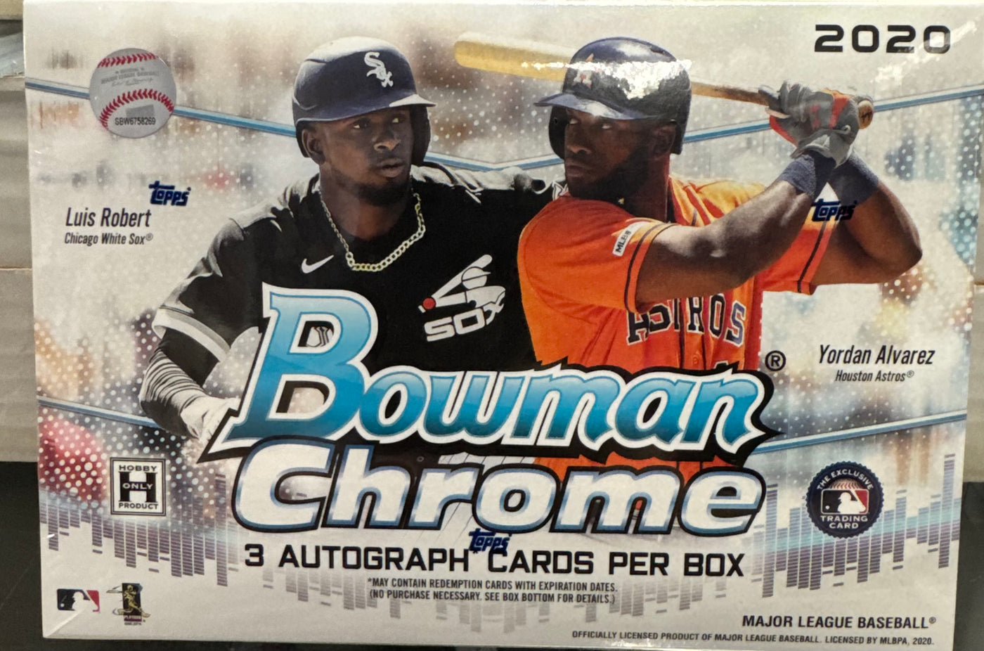 2020 Bowman Chrome Baseball HTA Choice Box