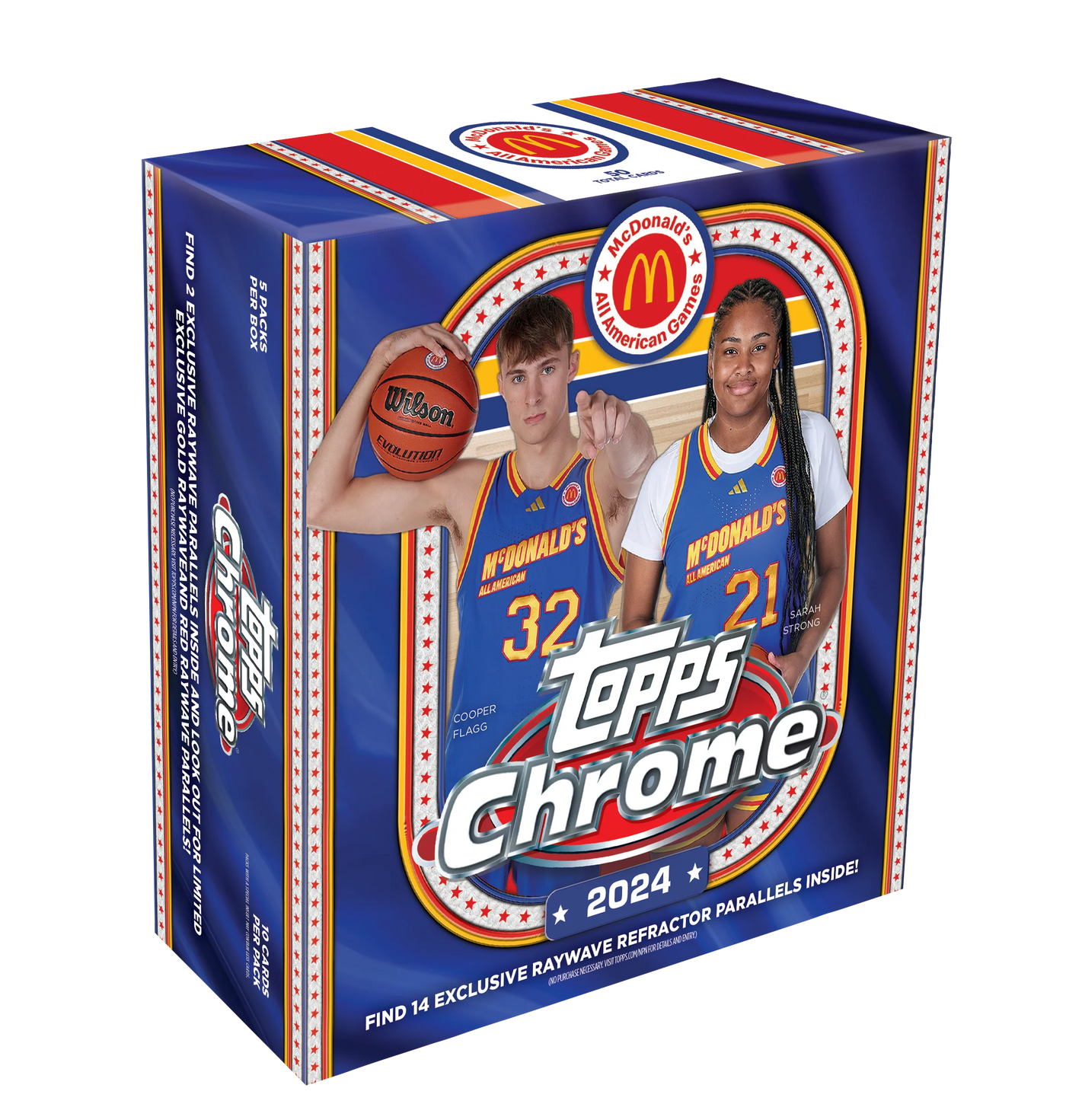 2024 Topps Chrome McDonald's All American Basketball Monster Box