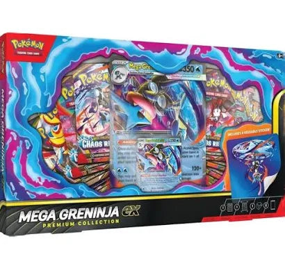【ミライグリッシュ 限定BOXセット】 Pokemon Mega Greninja ex Premium Collection Box – Valleywide
