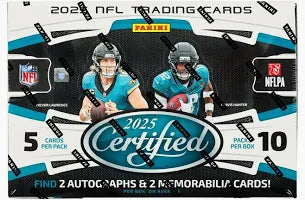 2025 Panini Certified Football Hobby Pack