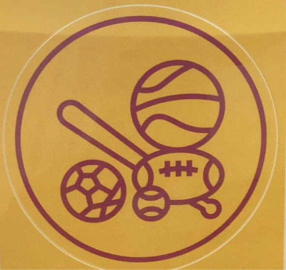 Valleywide Sports Cards 3x3 Glossy Round Sticker