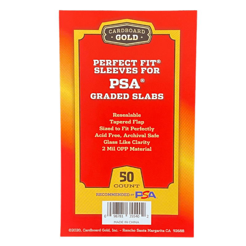 PERFECT FIT SLEEVES FOR PSA GRADED SLABS W/ PSA LOGO