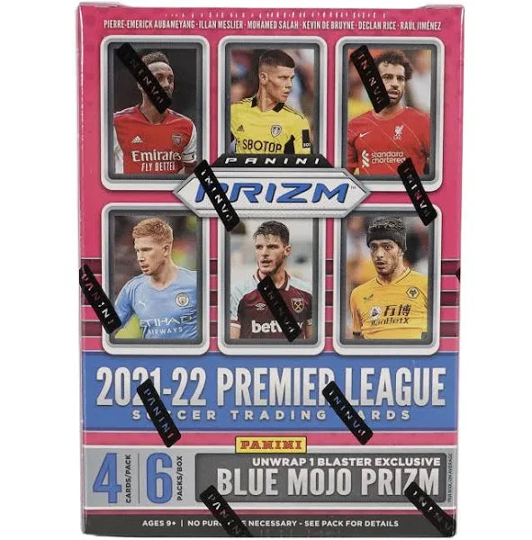 2021/22 Panini Prizm Premier League Soccer Fanatics Blaster Box