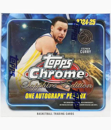 2024/25 Topps Chrome Basketball Sapphire Edition Box