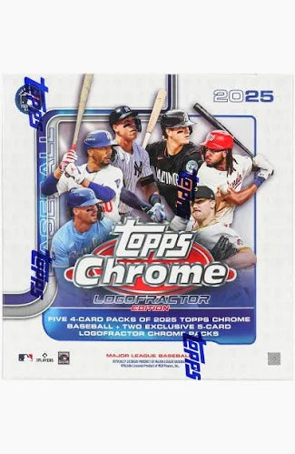 2025 Topps Chrome Baseball Logofractor Edition Mega Box