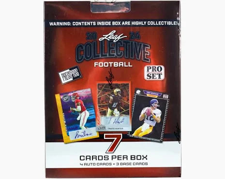 2024 Leaf Collective Football Hobby Box
