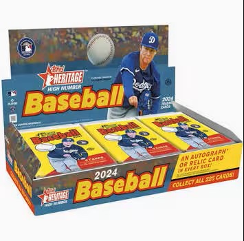 2024 Topps Heritage High Number Baseball Hobby Box