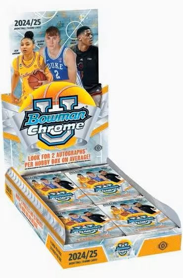 2024/25 Bowman Chrome University Basketball Hobby Pack