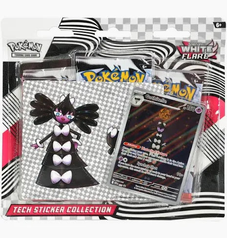 Pokemon Scarlet & Violet White Flare Tech Sticker Collection