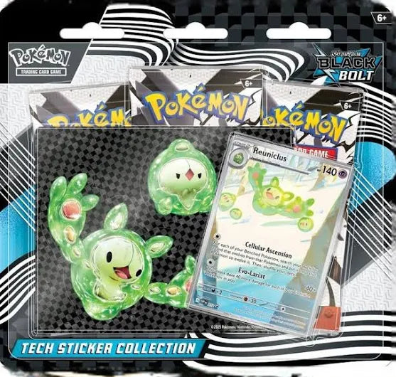 Pokemon Scarlet & Violet Black Bolt Tech Sticker Collection