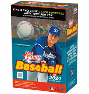2024 Topps Heritage High Number Baseball Blaster Box