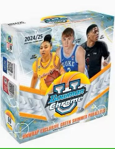 2024/25 Bowman Chrome University Basketball Mega Box