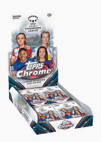 2023/24 Topps UEFA Women's Champions League Chrome Soccer Hobby Pack