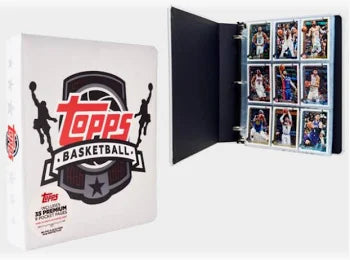 Topps Basketball Official Collectors Binder (with 35 Premium 9 Pocket Sheets)