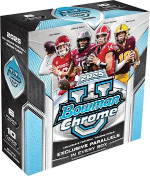 2025 Bowman Chrome University Football Mega Box