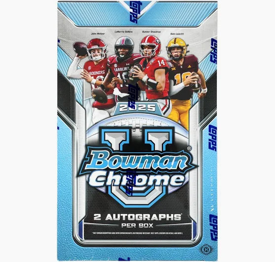 2025 Bowman Chrome University Football Hobby Box