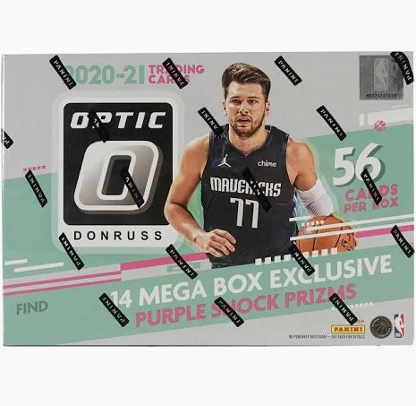 2020/21 Panini Donruss Optic Basketball Mega 56-Card Box (Purple Shock Prizms!)
