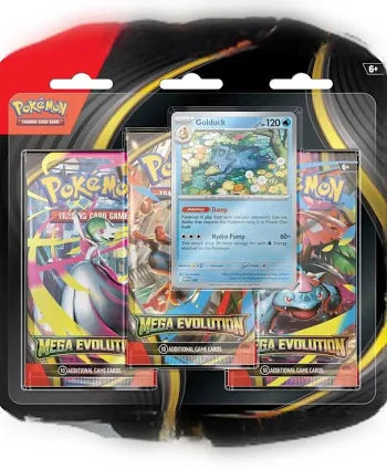 Pokemon Mega Evolution 3-Pack Blister Pack