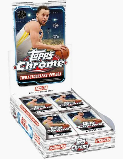 2024/25 Topps Chrome Basketball Hobby Pack