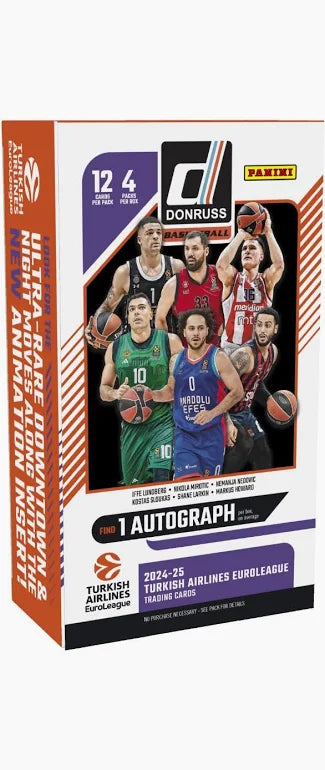 2024/25 Panini Donruss Euroleague Basketball Hobby Box