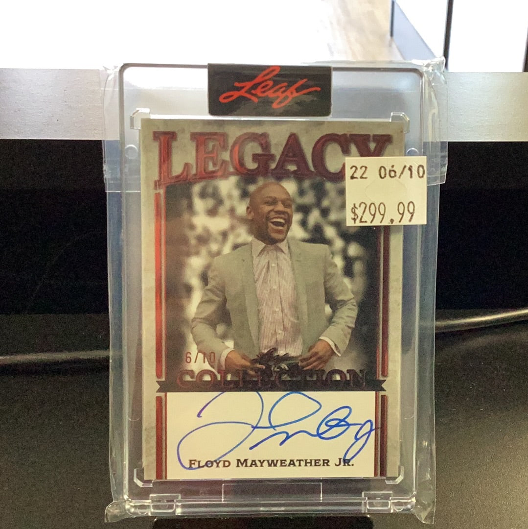 Floyd Mayweather Jr. Legacy Collection Auto 6/10