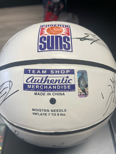 2006-07 Phoenix Suns Signed Team Ball with Suns COA