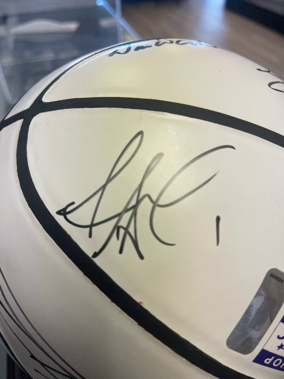 2006-07 Phoenix Suns Signed Team Ball with Suns COA